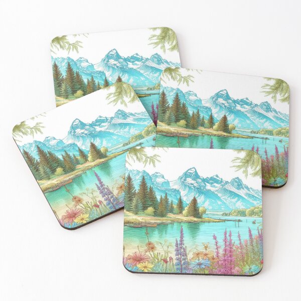 Item preview, Nature's Harmony - Lakefront View designed and sold by Hodaifa Hamim.