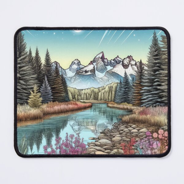 Item preview, Nature's Harmony - Lakefront View designed and sold by Hodaifa Hamim.