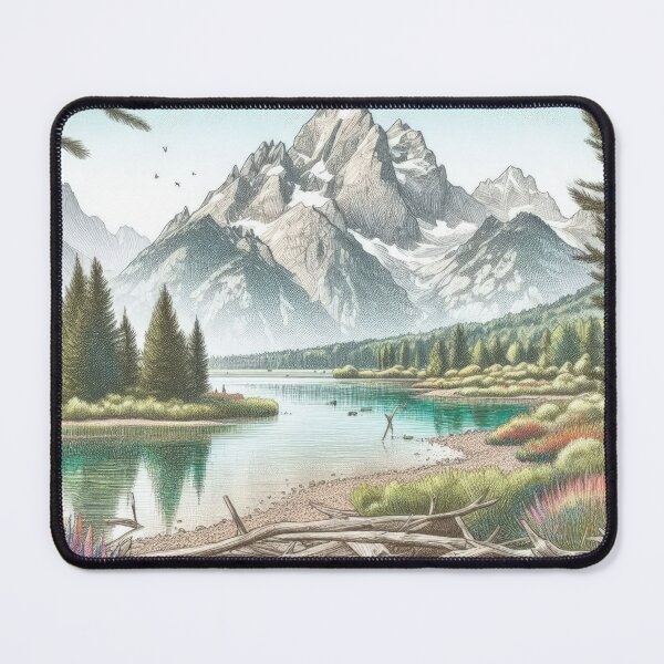 Item preview, Nature's Harmony - Lakefront View designed and sold by Hodaifa Hamim.