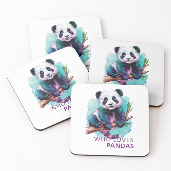 Item preview, Who Loves Pandas  designed and sold by Alidesignart.