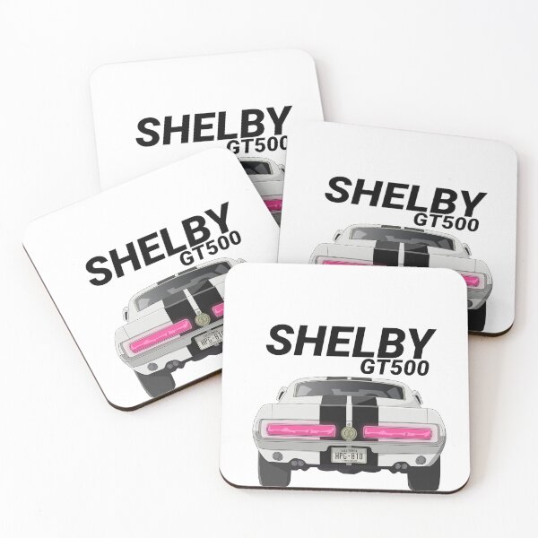 Item preview, FORD MUSTANG SHELBY GT500 WHITE BLACK designed and sold by YZKDesign.