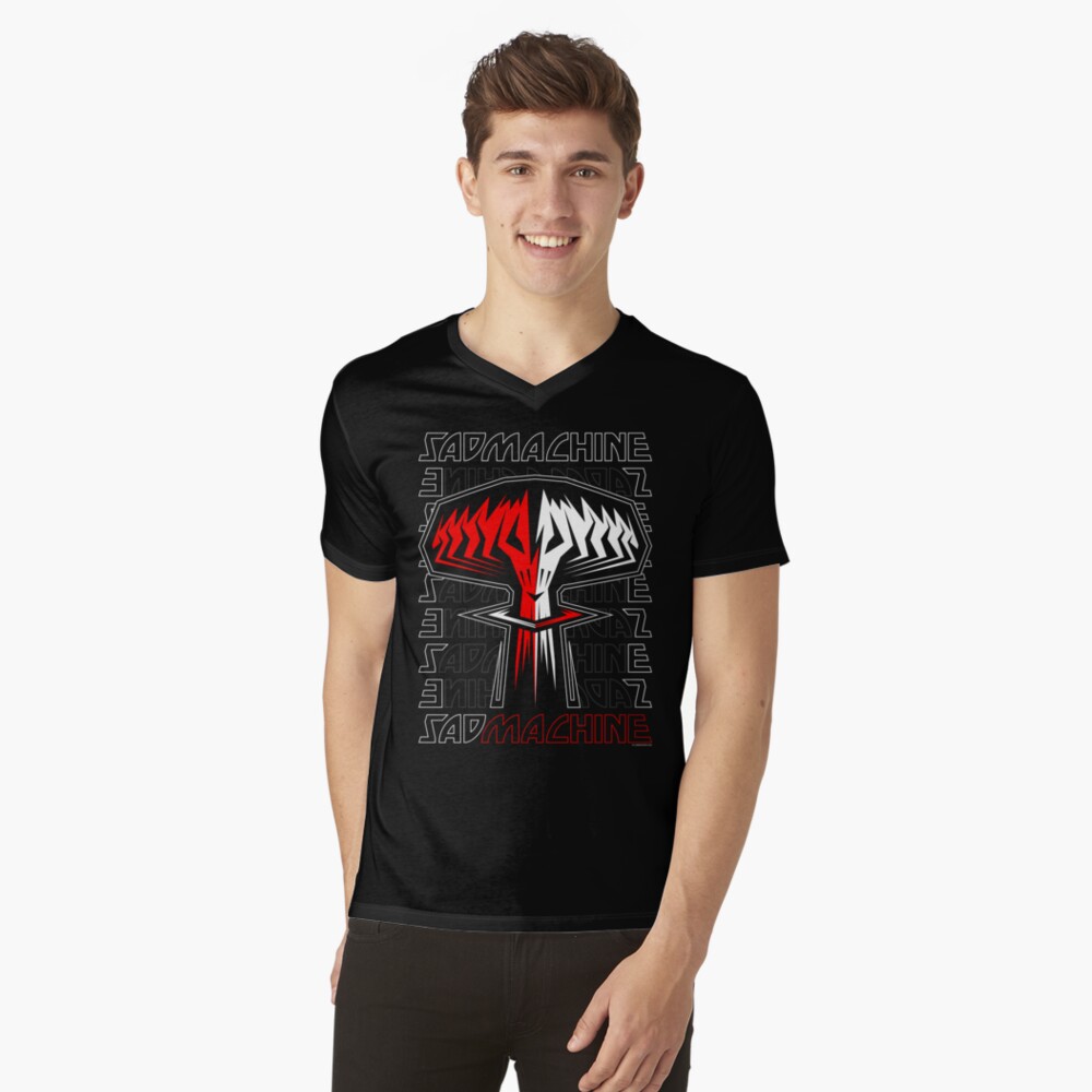 Item preview, V-Neck T-Shirt designed and sold by sadmachine.