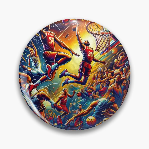Item preview, Dynamic NBA Action Scene Design designed and sold by kevintime8472.