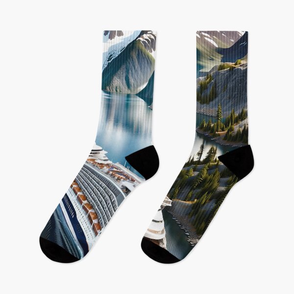 Item preview, Majestic Alaska Cruise with Mountain Backdrop designed and sold by StrasznyWilk.