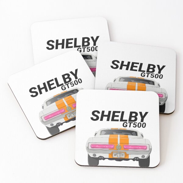 Item preview, FORD MUSTANG SHELBY GT500 WHITE ORANGE designed and sold by YZKDesign.