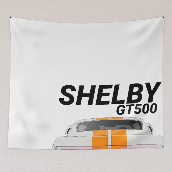 Artikelvorschau, FORD MUSTANG SHELBY GT500 WEISS ORANGE entworfen und verkauft von YZKDesign.