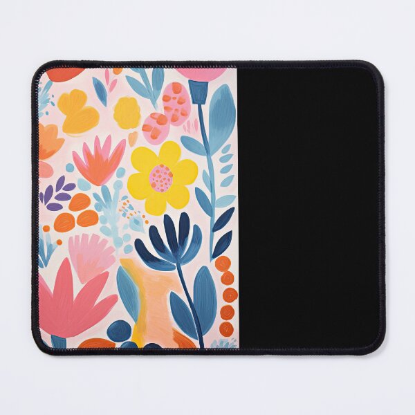 Item preview, Colorful Floral Painting Inspired by Matisse Papercut Flowers designed and sold by regnumsaturni.
