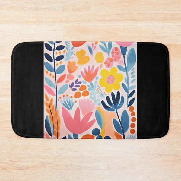 Item preview, Colorful Floral Painting Inspired by Matisse Papercut Flowers designed and sold by regnumsaturni.