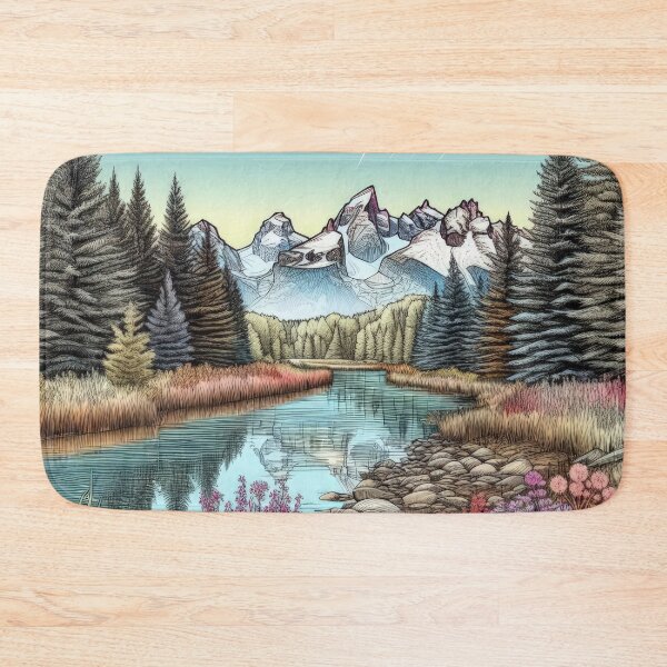 Item preview, Nature's Harmony - Lakefront View designed and sold by Hodaifa Hamim.