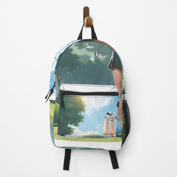 Item preview, Cute Anime girl playing golf, Pretty girl holding golf club, Beautiful sports female golfer designed and sold by FanThisAll.