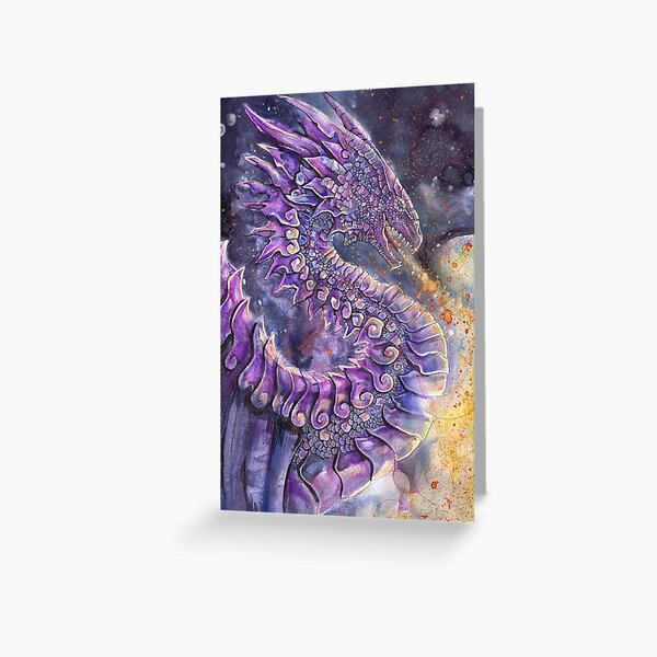 Item preview, Purple Fire Dragon designed and sold by Dawn Paws.