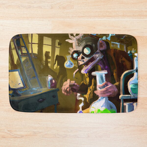 Item preview, Mad monkey scientist in lab designed and sold by myseptember18th.