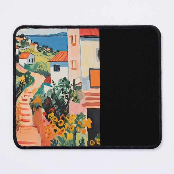 Item preview, Colorful Village Path in Provence Inspired by Matisse Painting designed and sold by regnumsaturni.