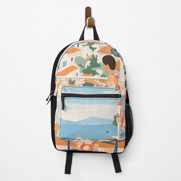 Item preview, Cena mediterránea con vistas al océano y pintura inspirada en Matisse designed and sold by regnumsaturni.
