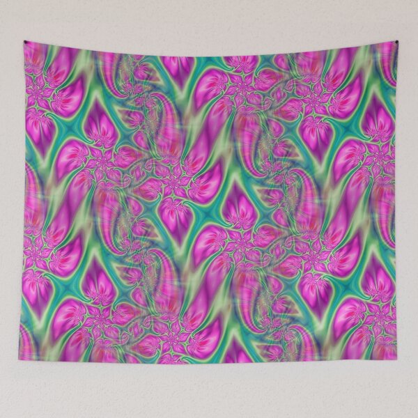 Item preview, Abstract Smudged Melting Fractal Flowers 2 designed and sold by SXW Designs.