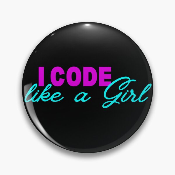 Item preview, I code like a GIRL, gift for girl in tech designed and sold by WuweiDG.