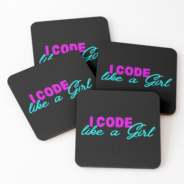Item preview, I code like a GIRL, gift for girl in tech designed and sold by WuweiDG.