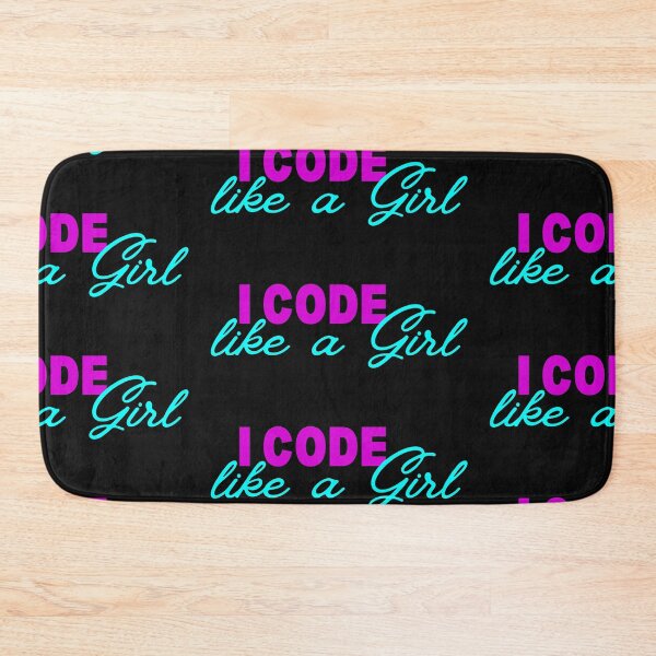 Item preview, I code like a GIRL, gift for girl in tech designed and sold by WuweiDG.