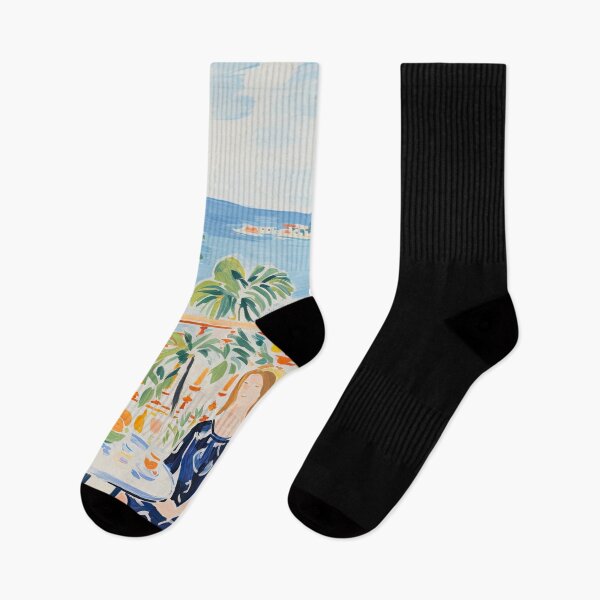 Item preview, Mediterranean Dinner by the Ocean Inspired by Matisse Painting designed and sold by regnumsaturni.