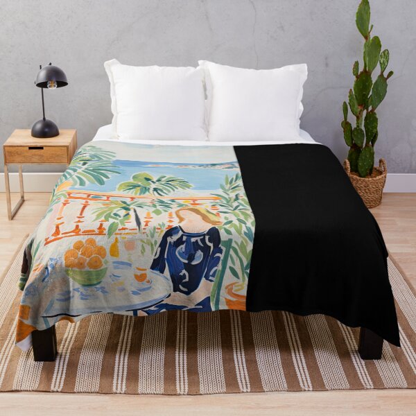 Item preview, Mediterranean Dinner by the Ocean Inspired by Matisse Painting designed and sold by regnumsaturni.