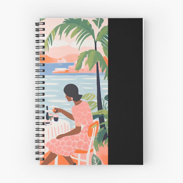 Item preview, Mediterranean Dinner by the Ocean in Matisse Style Painting designed and sold by regnumsaturni.