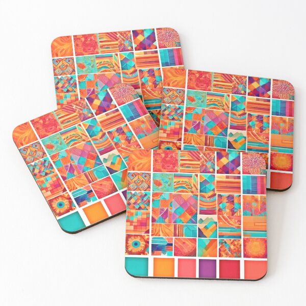 Item preview, Vibrant Geometric Patterns designed and sold by Health And Fitness Posts e-Store.