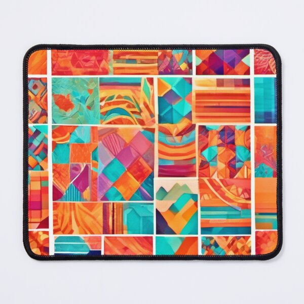 Item preview, Vibrant Geometric Patterns designed and sold by Health And Fitness Posts e-Store.