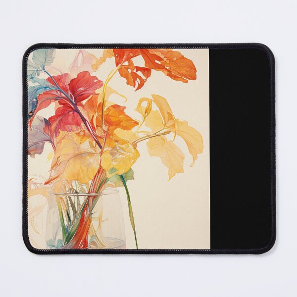 Item preview, Modern Realistic Japanese Painting of Colorful Flowers in a Vase designed and sold by regnumsaturni.