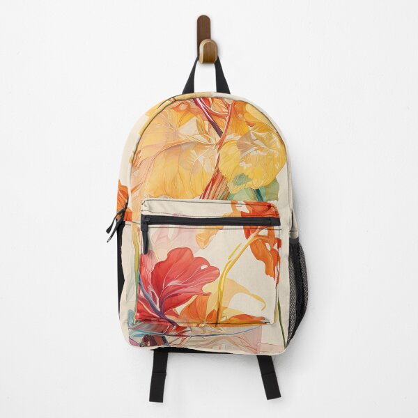 Item preview, Modern Realistic Japanese Painting of Colorful Flowers in a Vase designed and sold by regnumsaturni.