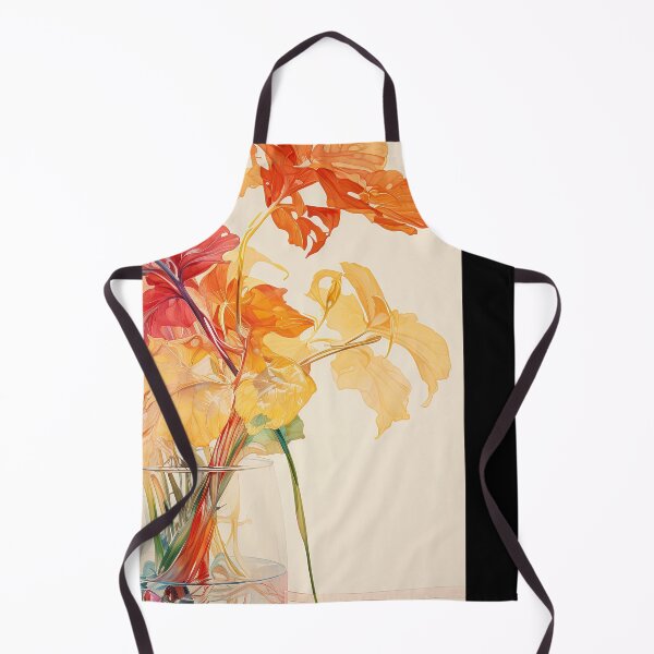 Item preview, Modern Realistic Japanese Painting of Colorful Flowers in a Vase designed and sold by regnumsaturni.