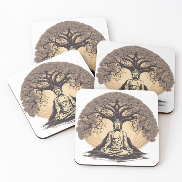 Item preview, Buddha Meditating Under the Bodhi Tree designed and sold by princesiddharth.