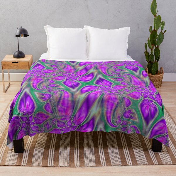 Item preview, Abstract Smudged Melting Fractal Flowers 3 designed and sold by SXW Designs.