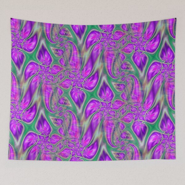 Item preview, Abstract Smudged Melting Fractal Flowers 3 designed and sold by SXW Designs.