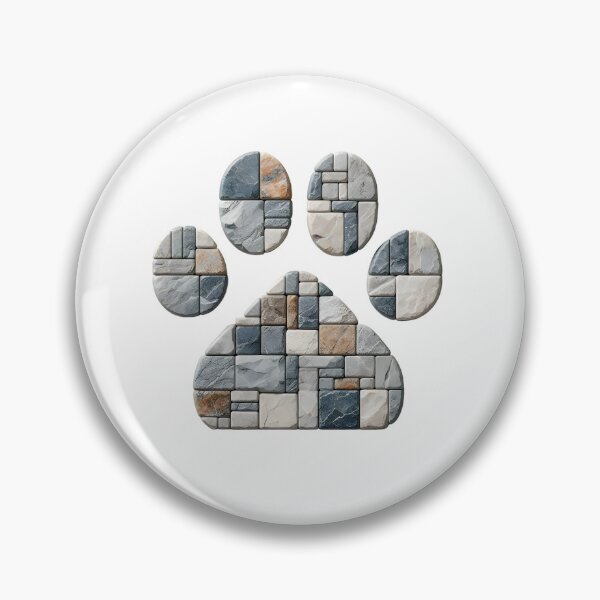 Item preview, Stone Paw: Minimalist Animal Print designed and sold by AI-Only Creations.