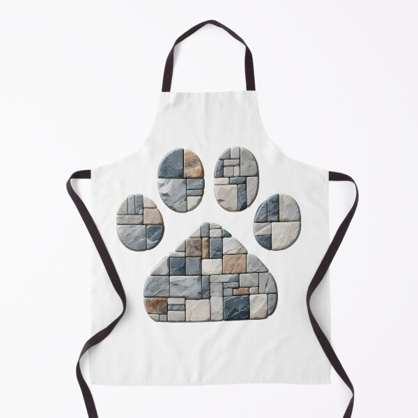 Item preview, Stone Paw: Minimalist Animal Print designed and sold by AI-Only Creations.