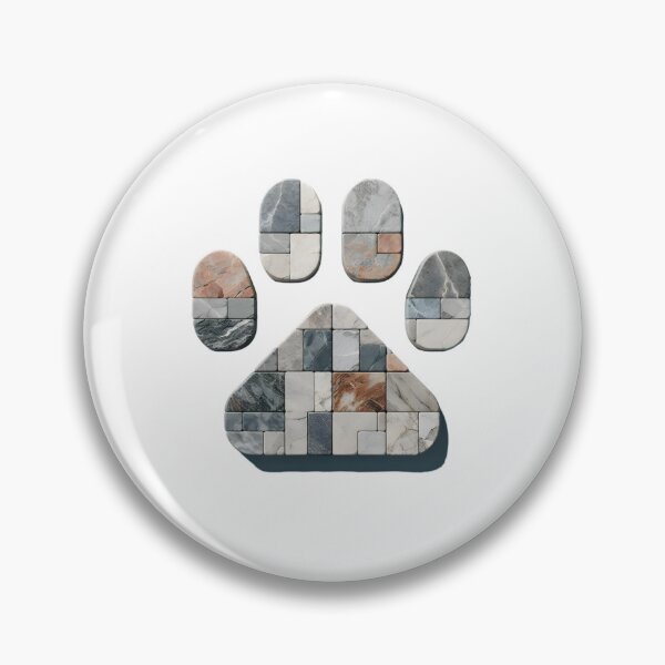 Item preview, Pet Stone: Minimalist Paw Print designed and sold by AI-Only Creations.