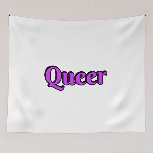 Item preview, Queer Magenta Text designed and sold by Inspirationmotivation.