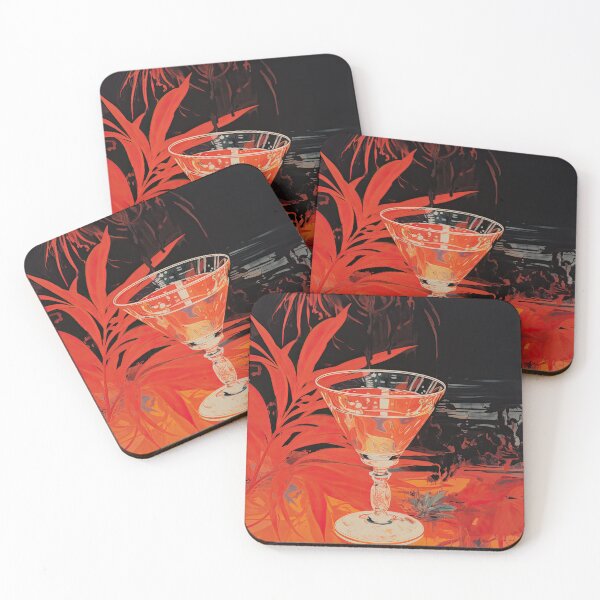 Item preview, Modern Realistic Japanese Painting with Vibrant Orange Tones and Delicate Glass designed and sold by regnumsaturni.