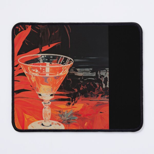 Item preview, Modern Realistic Japanese Painting with Vibrant Orange Tones and Delicate Glass designed and sold by regnumsaturni.