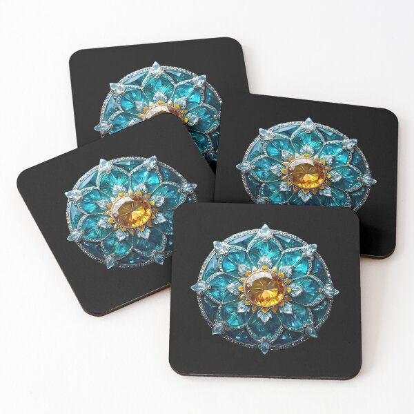 Item preview, Crystal Flower of Power with Gold Heart designed and sold by DD Design.