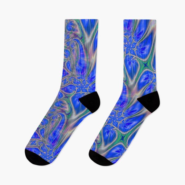 Item preview, Abstract Smudged Melting Fractal Flowers 4 designed and sold by SXW Designs.