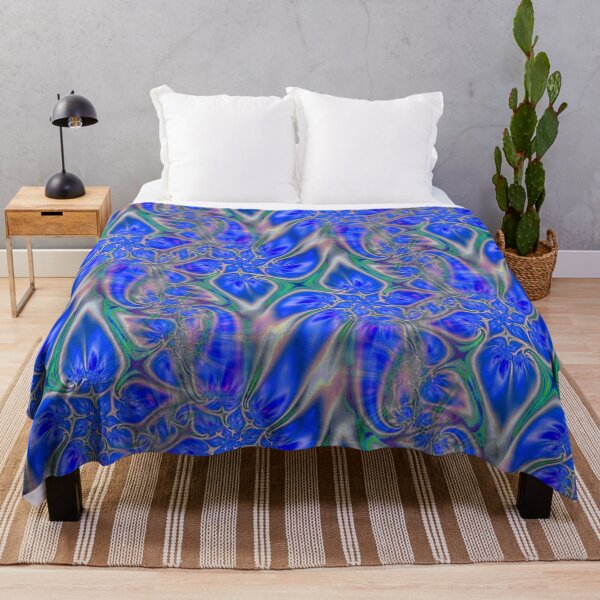 Item preview, Abstract Smudged Melting Fractal Flowers 4 designed and sold by SXW Designs.