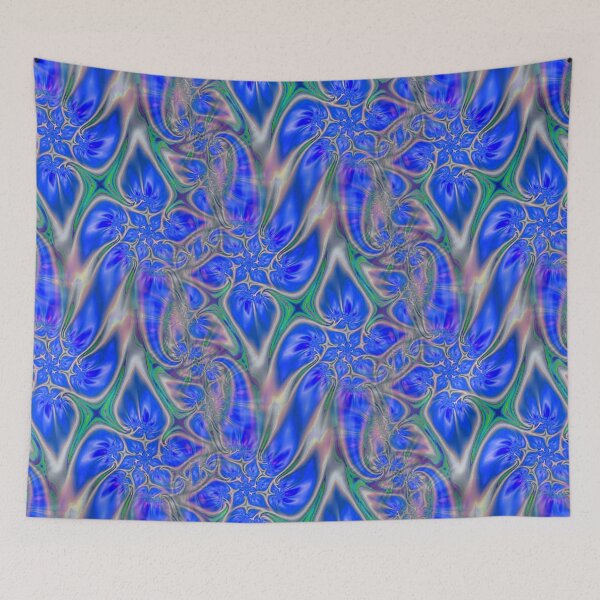 Item preview, Abstract Smudged Melting Fractal Flowers 4 designed and sold by SXW Designs.