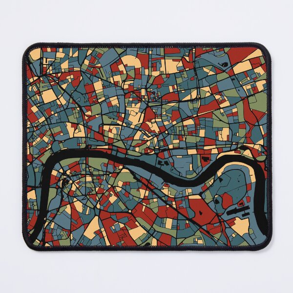 Item preview, Stylized London England City Map Poster in Earth Tones designed and sold by Stadify.