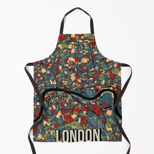 Item preview, Stylized London England City Map Poster in Earth Tones designed and sold by Stadify.