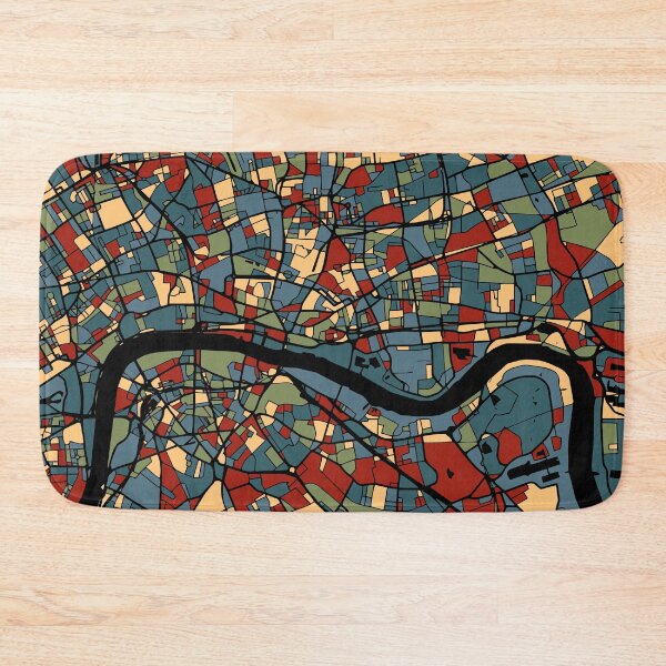 Item preview, Stylized London England City Map Poster in Earth Tones designed and sold by Stadify.