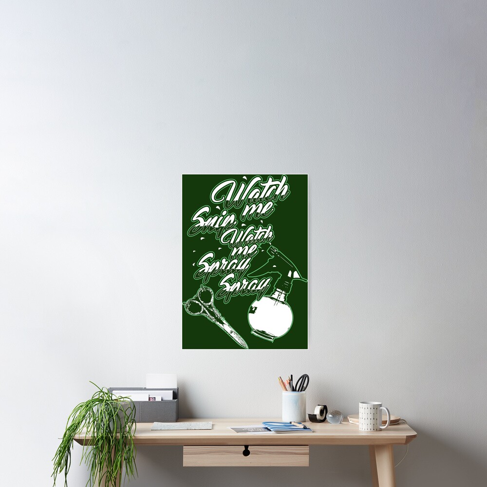 Barber Terminology Poster By Redkent Redbubble