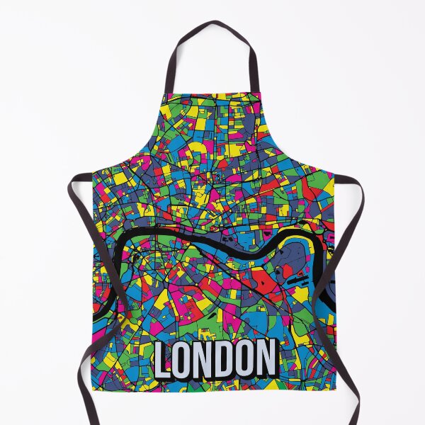Item preview, Stylized London Map Poster in Pop Art Style designed and sold by Stadify.