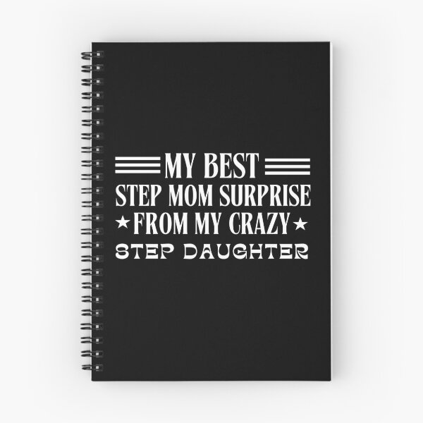 Item preview, My Best Step Mom Surprise From My Crazy Step Daughter Retro Vintage Typographic Funny Step mothers  Design  designed and sold by Raise2Shine.