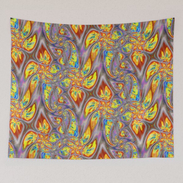 Item preview, Abstract Smudged Melting Fractal Flowers 5 designed and sold by SXW Designs.